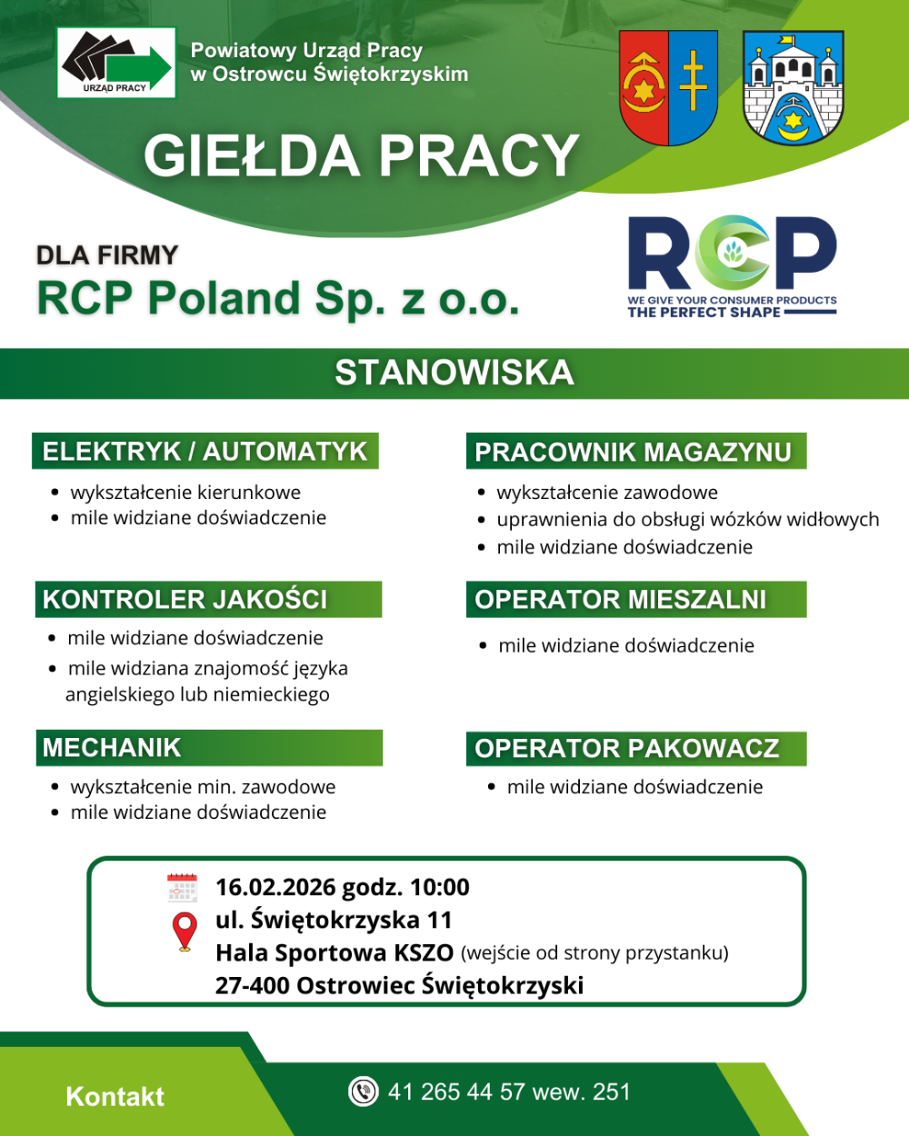 Giełda Pracy RCP 2026